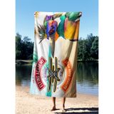 Essential Towel Plaj Havlusu, 90 X 150 cm, Çok Renkli, HEAT BLİZZARD, Çok Renkli, Üniseks Yetişkin