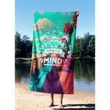 Essential Towel Plaj Havlusu, 90 x 150 cm, Çok Renkli, YOGA SUNRİSE, Çok Renkli, Üniseks Yetişkin