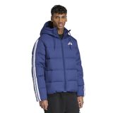 Essentials Climawarm 3-Stripes Puffer Down Erkek Lacivert Outdoor Mont JX7799