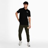 Essentials Pique Erkek Polo T-Shirt - Siyah - 2XL