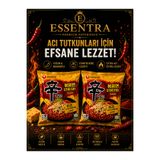 Essentra Home ESSENTRA Shin Ramyun Cheese Stir Fry Kore Noodle 2’li Paket