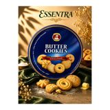 Essentra Home ESSENTRA Tereyağlı Kurabiye Karışık Metal Kutu Butter Cookies Danish Tin