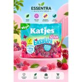 Essentra Home Katjes EasyLife Sour Vegan Ekşi Meyveli Yumuşak Şeker jelibon, ekşi şeker, Helal sertifikalıdır.