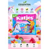 Essentra Home Katjes Wunderland Rainbow Edition Vegan Meyveli Yumuşak Şeker jelatinsiz şeker, renkli jelibon, fruit gummies