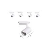 essey Beyaz Kasa Beyaz Işık 4'lü 1 Metre Raylı 30 W Ray Spot