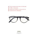 Essilor Mavi Işık Korumalı Gözlük, 1031 Model, Şeffaf Siyah Çerçeve, Unisex
