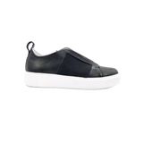 Eşsiz El Yapımı Shadow Siyah Hakiki Deri Erkek Spor (Sneaker) Ayakkabı