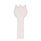 Eşsiz İnci Seramik Kaşıklık – 26 cm Beyaz Lüks Kaşık Kepçe Altlığı