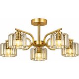 Esslight Asel 5 Li Eskitme Kristal Taşlı Salon Mutfak Yatak Odası Avize