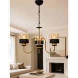 Esslight Royal 3’lü Eskitme Bal Camlı Salon Mutfak Yatak Odası Avizesi