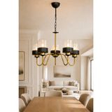 Esslight Virello 5’li Eskitme Bal Camlı Salon Mutfak Yatak Odası Avizesi