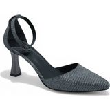 Esstii Platin Topuklu Ayakkabı - (DipCamo)Charcoal-White