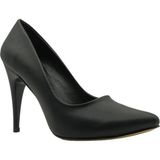 Esstii Stiletto Kadın 10 cm Topuklu Siyah Ayakkabı - (DipCamo)Charcoal-White