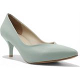 Esstii Stiletto Kadın 6 cm Topuklu Mavi Ayakkabı - (DipCamo)Charcoal-White