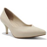 Esstii Stiletto Kadın 6 cm Topuklu Ten Ayakkabı - (DipCamo)Charcoal-White