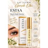 Estaa Kaş & Kirpik Serumu 10 ml – Bitkisel Yağlarla Zenginleştirilmiş Kaş ve Kirpik Bakım Yağı – Besleyici Güçlendirici Serum