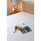 EstaVilla Home Collection Kapitone Fitted Su Sıvı Geçirmez Full Kenar Yatak Koruyucu Alez