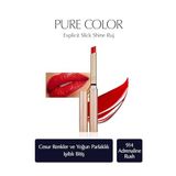Estée Lauder Işıltılı Bitişli Ruj - Pure Color Explicit Slick Shine Ruj - Renk: 914 Adrenaline Rush