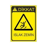 Este Uyarı Levhaları Islak Zemin 25x35 cm Uyarı Levhası