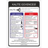 Este Uyarı Levhaları Kalite Güvencesi 25x35 cm Uyarı Levhası