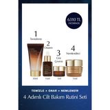 Estee Lauder 4 Adımlı Cilt Bakım Rutini Seti - Serum 15ml + Temizleme 30ml+ Göz Kremi 5ml + Krem 15ml
