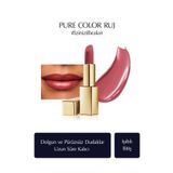 Estee Lauder Işıltılı Bitişli Hi-Lustre Ruj - Pure Color Hi-Lustre Lipstick - 3.5gr - Renk: 420 Rebellious Rose