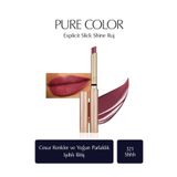 Estee Lauder Işıltılı Bitişli Ruj - Pure Color Explicit Slick Shine Ruj - Renk: 321 Shhh…