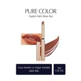 Estee Lauder Işıltılı Bitişli Ruj - Pure Color Explicit Slick Shine Ruj - Renk: 902 Call 555