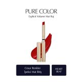 Estee Lauder Mat Bitişli Ruj - Pure Color Explicit Volume Mat Ruj - Renk: HEARTBEAT
