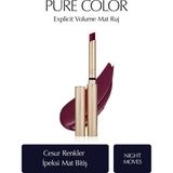Estee Lauder Mat Bitişli Ruj - Pure Color Explicit Volume Mat Ruj - Renk: Temperature Rısıng - Night Moves