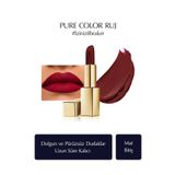 Estee Lauder Mat Bitişli Ruj - Pure Color Matte Lipstick - 3.5gr - Renk: 888 Power Kiss