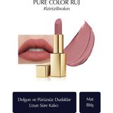 Estee Lauder Pure Color Mat Bitişli Ruj 3.5gr 816 Suit Up Peach Renk Mat Etkili Stick