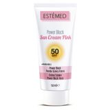 Estemed Block Pembe Sun Cream Pink SPF50+ 50 ml Koruyucu Güneş Kremi