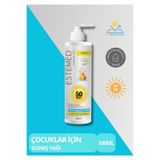 ESTEMED Çocuklar İçin Şeffaf Ve Nemlendirici Güneş Yağı SPF50+ 100ml
