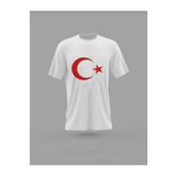 Esterella unisex çocuk türk bayrağı t-shirt/ türk bayrağı t-shirt/ay yıldızlı t-shirt