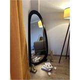 Estetik Asimetrik Ahşap Çerçeveli Boy Aynası 1 - 170 x 80 cm