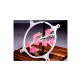 Estetik Sakura Kiraz Çiçeği 120mm Fan Izgarası Çok Renkli 12 x 4