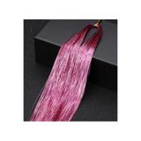 estevia PEMBE Hair Tinsel Saç Simi - Ht10 50-55 Cm Katlı Hali 110-120 Cm Uzun Hali
