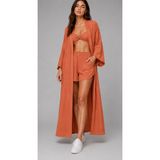 estewoman Müslin % 100 pamuk Uzun KİMONO& KAFTAN 3 lü Takım