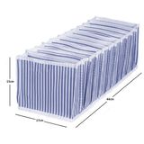 Esti 11 Gözlü Çekmece Içi Akordiyon Organizer - Medium 15 x 44 x 17 - Gri - 2 Adet