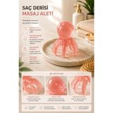 ESTİ Saç Derisi Masaj Aleti | Manuel Kafa Masaj Aparatı | Şampuan Masaj Tarağı | Ergonomik Saç Bakım Aparatı