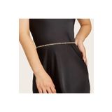 Estilo Lingerie 2 Sıra Kristal Taşlı Su Yolu Kemer, Elbise Kemeri, Taşlı Kemer, Abiye Kemeri, Şık Kemer