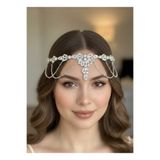 Estilo Lingerie After parti alınlıklı saç aksesuarı doğum günü kına tacı gelin aksesuarı kına gecesi gelin ürünleri
