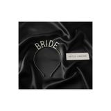 Estilo Lingerie BRİDE Yazılı Parti Tacı, Gümüş Renk Parti Tacı