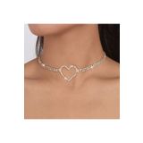 Estilo Lingerie Kalpli Su yolu Gerdanlık Choker Kalpli Zarif Kolye, Hediye Kolye