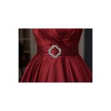Estilo Lingerie Kristal Taşlı Gümüş Renk Abiye Kemer Tokası, Tasarım Kemer Tokası, Abiye Aksesuarı