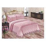 Estima Afrodit Battaniye Seti Dolu 2 Yastık Hediyeli - 220 x 240 cm - Pembe