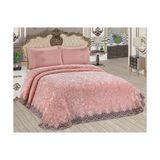 Estima Pudra 240x250 cm Selçuklu Çift Kişilik Battaniye Seti