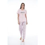 Estiva 22122 Kadın Kısa Kollu Viskon Pijama Takımı