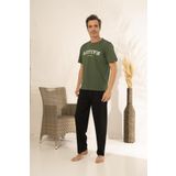 Estiva 23262 Erkek Kısa Kollu Active Baskılı Yazlık Penye Pijama Takımı